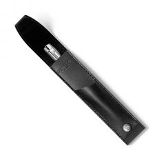 Черный кожаный чехол для ручки Caran d'Ache Haute Maroquinerie