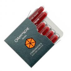 Оранжевые картриджи Caran d'Ache Chromatics Electric Orange