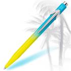 Шариковая ручка Caran d’Ache (Карандаш) 849 Tropical Blue/Yellow