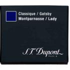 Темно-синие картриджи с чернилами S.T. Dupont Dark Blue ink cartridges 6шт