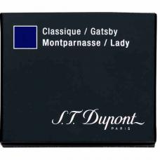 Темно-синие картриджи с чернилами S.T. Dupont Dark Blue ink cartridges 6шт