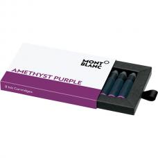 Фиолетовые картриджи с чернилами Montblanc Amethyst Purple 8 штук