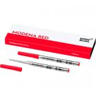 Красный шариковый стержень Montblanc Ballpoint Pen Refill Modena Red M