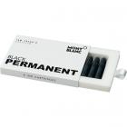 Черные пермаментные картриджи Montblanc Permanent Black 8 ink cartridges