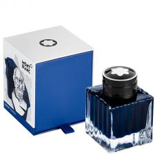 Синие чернила Montblanc Ink Bottle 50 ml Homage to Homer Greek Blue