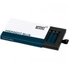 Темно-синие картриджи Montblanc Midnight Blue 8 ink cartridges