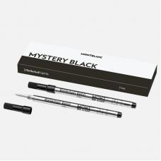 128230 Черный стержень Montblanc Rollerball Refill Mystery Black F (2шт в уп)