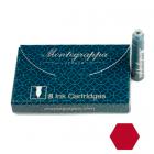 Бордовые картриджи с чернилами Montegrappa Ink Cartridges in Bordeaux