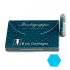 Бирюзовые картриджи с чернилами Montegrappa Ink Cartridges in Turquoise