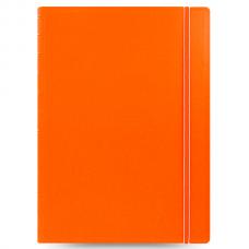 Блокнот Filofax CLASSIC BRIGHT 115025 A4 PU 56л линейка съемные листы спираль двойная оранжевый