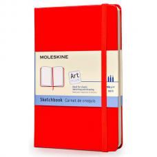 Блокнот для рисования Moleskine CLASSIC Sketchbook Large 130 х 210 мм 104 стр. твердая обложка красный