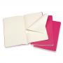 Блокнот Moleskine CAHIER JOURNAL Large 130 х 210 мм обложка картон 80 стр. нелинованный розовый неон (3шт)