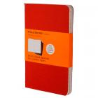 Блокнот Moleskine CAHIER JOURNAL Large 130 х 210 мм обложка картон 80 стр. линейка клюквенный (3шт)