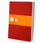 Блокнот Moleskine CAHIER JOURNAL XLarge 190 х 250 мм обложка картон 120 стр. линейка клюквенный (3шт)