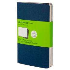 Блокнот Moleskine CAHIER JOURNAL Pocket 90 x 140 мм обложка картон 64 стр. нелинованный синий индиго (3шт)