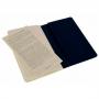 Блокнот Moleskine CAHIER JOURNAL Pocket 90 x 140 мм обложка картон 64 стр. нелинованный синий индиго (3шт)