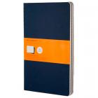 Блокнот Moleskine CAHIER JOURNAL Large 130 х 210 мм обложка картон 80 стр. линейка синий индиго (3шт)