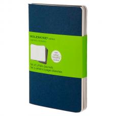 Блокнот Moleskine CAHIER JOURNAL Large 130 х 210 мм обложка картон 80 стр. нелинованный синий индиго (3шт)