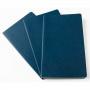 Блокнот Moleskine CAHIER JOURNAL Large 130 х 210 мм обложка картон 80 стр. нелинованный синий индиго (3шт)