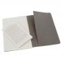 Блокнот Moleskine CAHIER JOURNAL Pocket 90 x 140 мм обложка картон 64 стр. нелинованный серый (3шт)