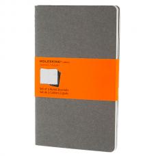 Блокнот Moleskine CAHIER JOURNAL Large 130 х 210 мм обложка картон 80 стр. линейка серый (3шт)