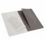 Блокнот Moleskine CAHIER JOURNAL Large 130 х 210 мм обложка картон 80 стр. линейка серый (3шт)