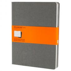 Блокнот Moleskine CAHIER JOURNAL XLarge 190 х 250 мм обложка картон 120 стр. линейка серый (3шт)