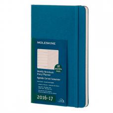 Еженедельник Moleskine ACADEMIC WKNT LGH Синий датир.18мес