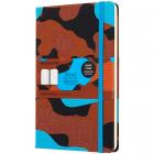 Блокнот Moleskine Limited Edition BLEND LGH Large 130 х 210 мм обложка текстиль 240 стр. линейка Camouflage blue