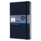 Блокнот Moleskine Limited Edition Denim Large 130 х 210 мм обложка текстиль 240 стр. линейка темно-синий Prussian blue