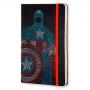Блокнот Moleskine THE AVENGERS (Мстители) Limited Edition CAPTAIN AMERICA LARGE 130 х 210 мм
