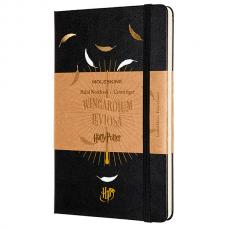 Блокнот Moleskine Limited Edition Harry Potter Large 130 х 210 мм 240 стр. линейка черный Leviosa