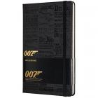 Блокнот Moleskine Limited Edition James Bond Large 130 х 210 мм 240 стр. линейка черный Titles
