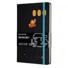 Блокнот Moleskine Limited Edition Super Mario Large 130 х 210 мм 240 стр. линейка черный Mario in Motion