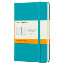 Блокнот Moleskine CLASSIC Pocket 90 x 140 мм 192 стр. линейка твердая обложка голубой