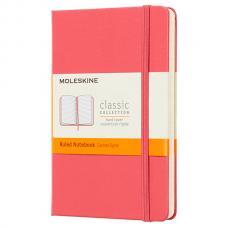 Блокнот Moleskine CLASSIC Pocket 90 x 140 мм 192 стр. линейка твердая обложка розовый
