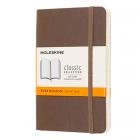 Блокнот Moleskine CLASSIC Pocket 90 x 140 мм 192 стр. линейка твердая обложка коричневый