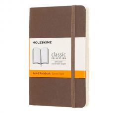 Блокнот Moleskine CLASSIC Pocket 90 x 140 мм 192 стр. линейка твердая обложка коричневый