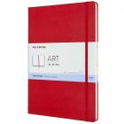 Блокнот для рисования Moleskine ART SKETCHBOOK A4 104 стр. твердая обложка красный