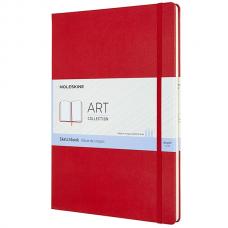 Блокнот для рисования Moleskine ART SKETCHBOOK A4 104 стр. твердая обложка красный