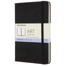 Блокнот для рисования Moleskine ART SKETCHBOOK Medium 115 x 180 мм 144 стр. нелинованный твердая обложка черный