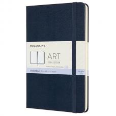 Блокнот для рисования Moleskine ART SKETCHBOOK Medium 115 x 180 мм 144 стр. нелинованный твердая обложка синий
