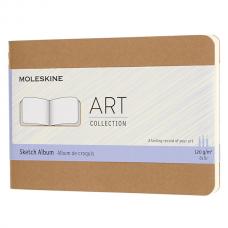 Блокнот для рисования Moleskine ART CAHIER SKETCH ALBUM Pocket 90 x 140 мм обложка картон 88 стр. бежевый