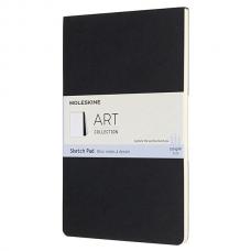 Блокнот для рисования Moleskine ART SOFT SKETCH PAD Large 130 х 210 мм 88 стр. мягкая обложка черный