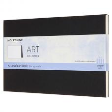 Блокнот для акварели Moleskine ART WATERCOLOR Large 130 х 210 мм 72 стр. нелинованный мягкая обложка черный