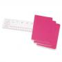 Блокнот Moleskine CAHIER JOURNAL Pocket 90 x 140 мм обложка картон 64 стр. линейка розовый неон (3шт)