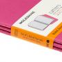 Блокнот Moleskine CAHIER JOURNAL Pocket 90 x 140 мм обложка картон 64 стр. линейка розовый неон (3шт)