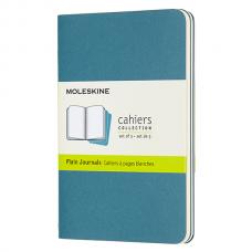 Блокнот Moleskine CAHIER JOURNAL Pocket 90 x 140 мм обложка картон 64 стр. нелинованный голубой (3шт)