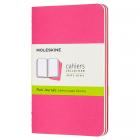 Блокнот Moleskine CAHIER JOURNAL Pocket 90 x 140 мм обложка картон 64 стр. нелинованный розовый неон (3шт)