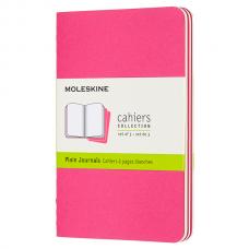 Блокнот Moleskine CAHIER JOURNAL Pocket 90 x 140 мм обложка картон 64 стр. нелинованный розовый неон (3шт)